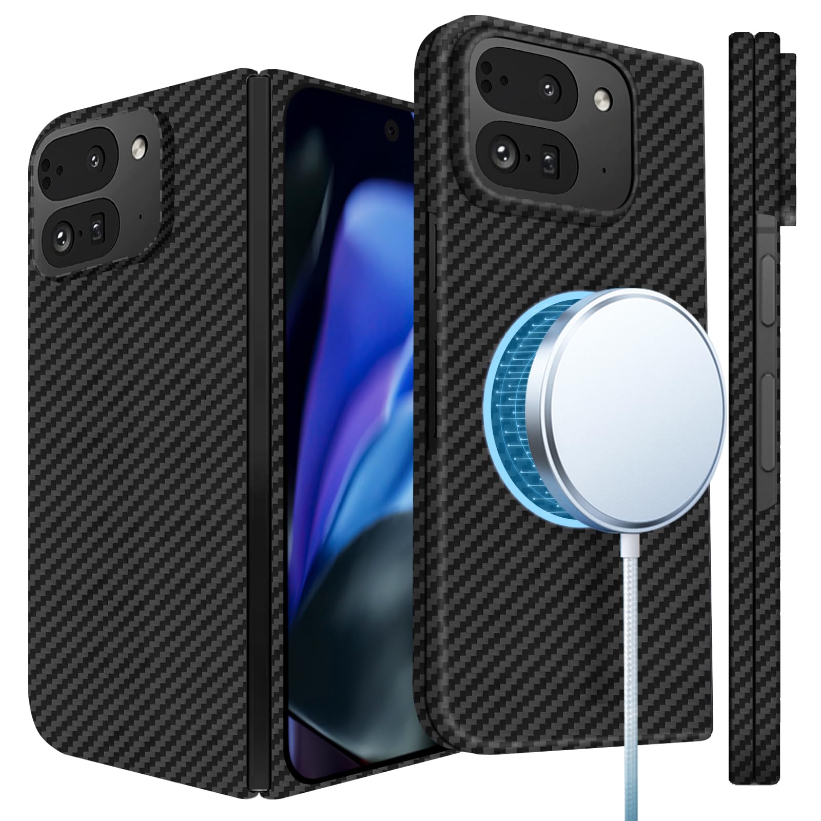 Amazon.com: Thin Carbon Fiber Case for Google Pixel 9 Pro Fold